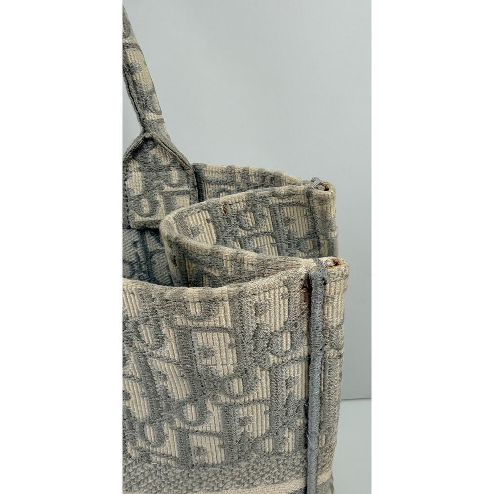 Christian Dior Gray Oblique Medium Book Tote - Picture 15 of 16